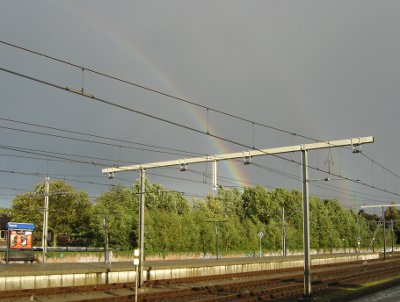 Station Boxtel - regenboog Station Boxtel - regenboog
